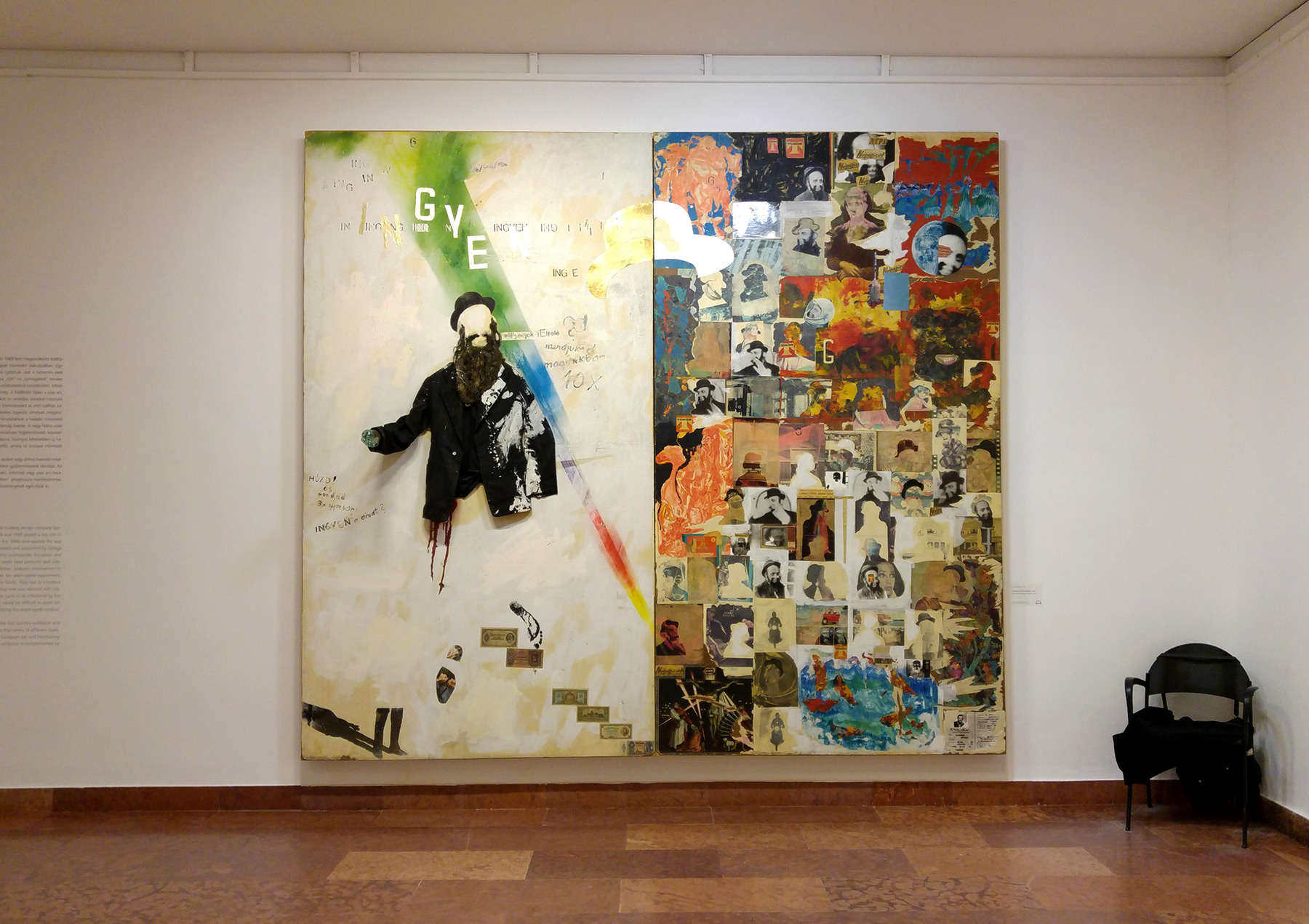 Sándor Altorjai: Let Me Sink Upwards, painting, 1967