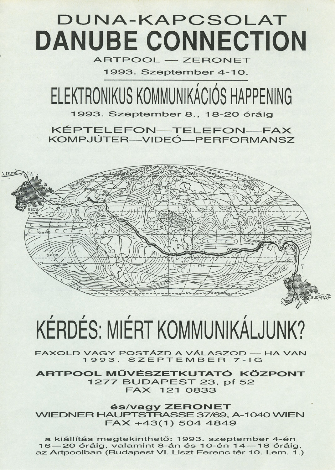 Collection of Artpool Art Research CenterGraphic design: Gy&ouml;rgy Gal&aacute;ntai / Artpool